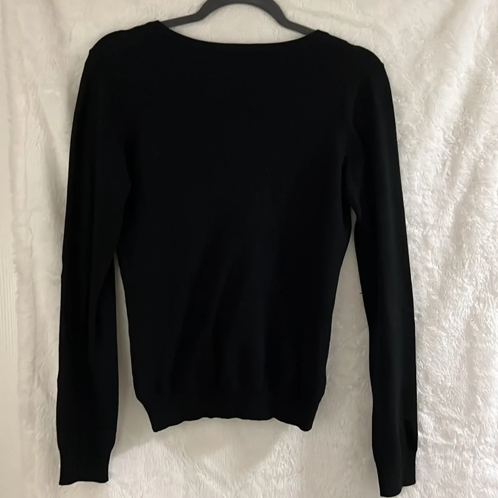Bebe Women’s Soft V-Neck Sweater - Picture 2 of 4